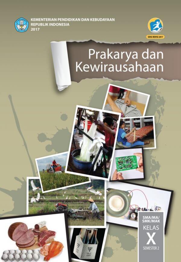 Buku Prakarya dan Kewirausahaan Kelas 10 SMA (semester 2)